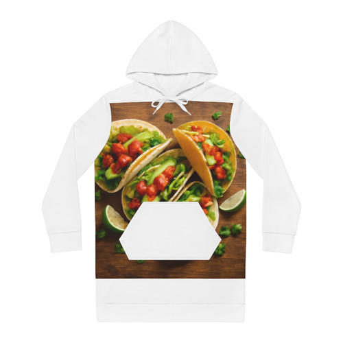 Spicy Taco Fiesta - Women's Hoodie Dress (AOP)