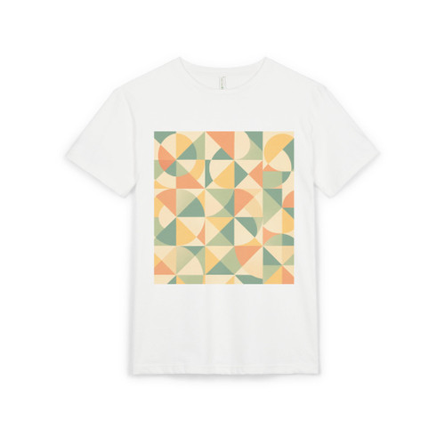 Geometric Harmony - Unisex Sueded T-Shirt Geometric Harmony - Unisex Sueded T-Shirt