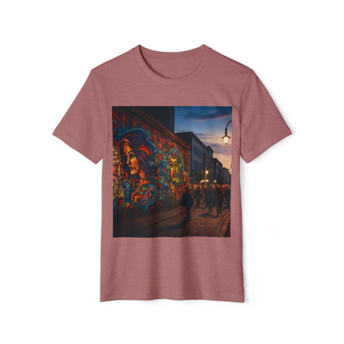 Berlin Graffiti Vibrance - Unisex Recycled Organic T-Shirt