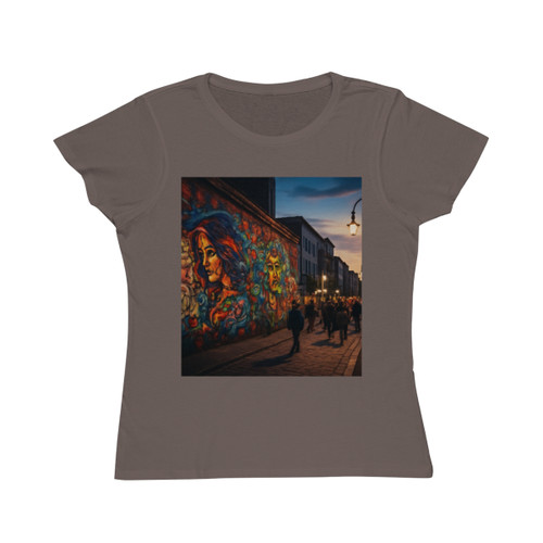 Berlin Graffiti Vibrance - Organic Women's Classic T-Shirt