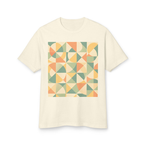 Geometric Harmony - Unisex Garment-Dyed Heavyweight Cotton Tee Geometric Harmony - Unisex Garment-Dyed Heavyweight Cotton Tee