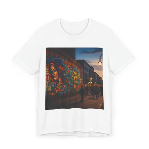 Berlin Graffiti Vibrance - Unisex Jersey T-Shirt