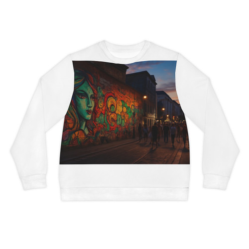 Berlin Graffiti Vibrance - Lightweight Sweatshirt (AOP)