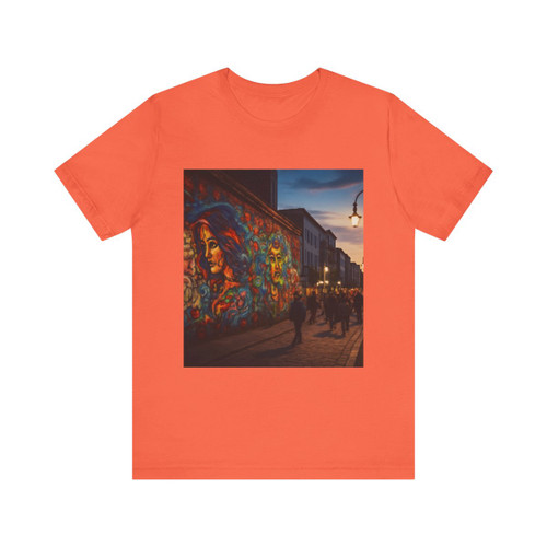 Berlin Graffiti Vibrance - Unisex Jersey Short Sleeve Tee