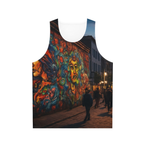 Berlin Graffiti Vibrance - Unisex Tank Top (AOP)