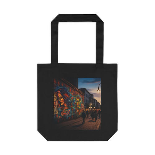Berlin Graffiti Vibrance - Cotton Tote Bag