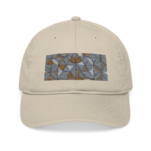 Geometric Harmony - Organic Baseball Cap (Embroidery) Geometric Harmony - Organic Baseball Cap (Embroidery)