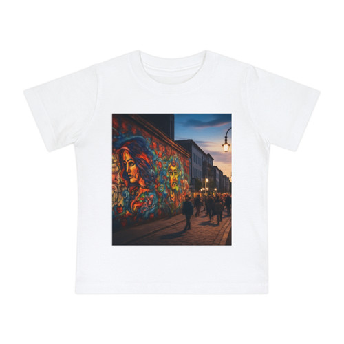 Berlin Graffiti Vibrance - Baby Short Sleeve T-Shirt