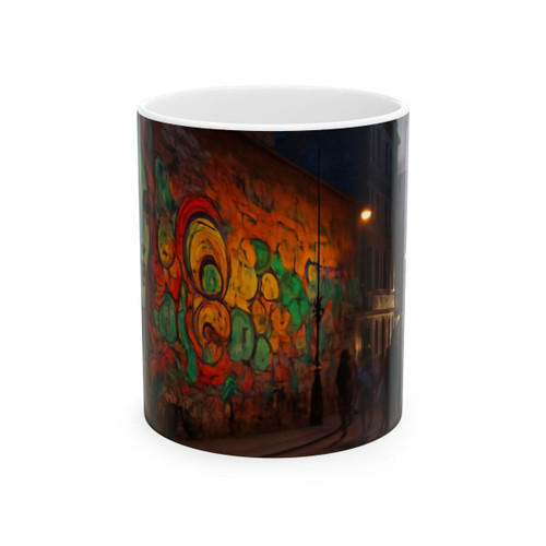 Berlin Graffiti Vibrance - Ceramic Mug, (11oz, 15oz)