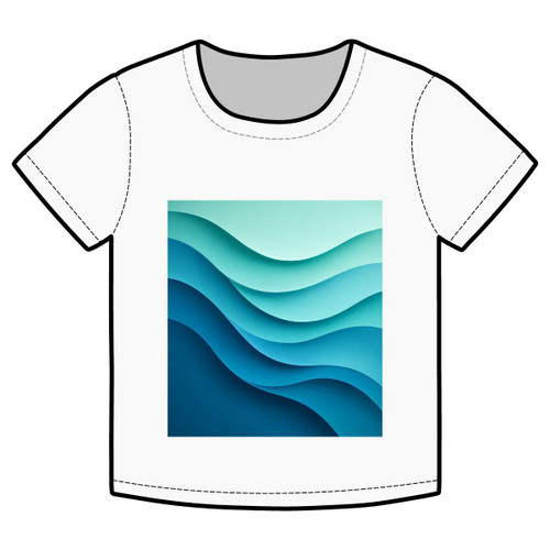 Ethereal Wave Dance - Organic Rib Baby Tee