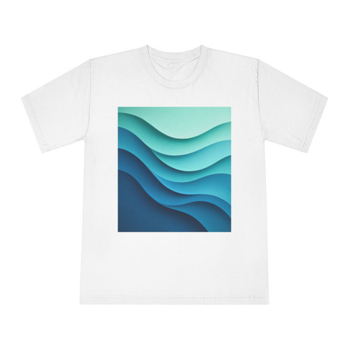 Ethereal Wave Dance - Unisex Classic Crewneck T-Shirt