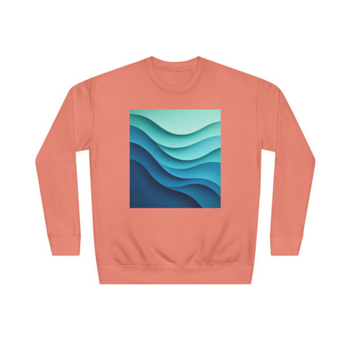Ethereal Wave Dance - Unisex Crew Sweatshirt