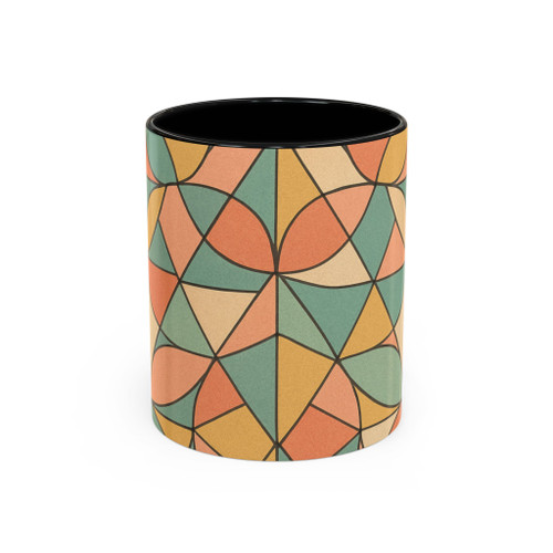 Geometric Harmony - Accent Coffee Mug (11, 15oz)