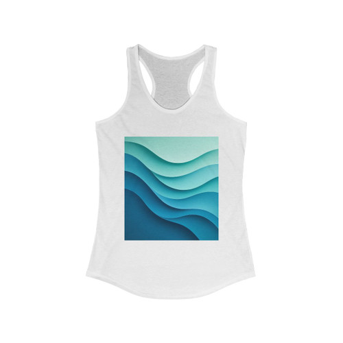 Ethereal Wave Dance - Women's Ideal Racerback Tank