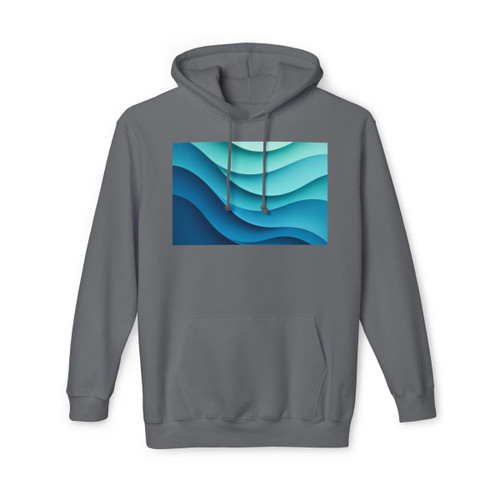 Ethereal Wave Dance - Unisex Hooded Sweatshirt, Made in US