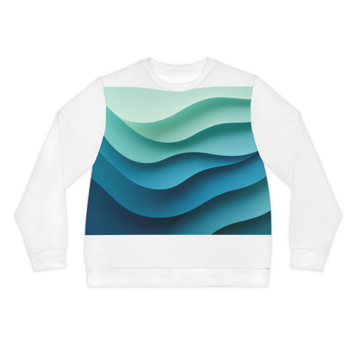 Ethereal Wave Dance - Lightweight Sweatshirt (AOP)