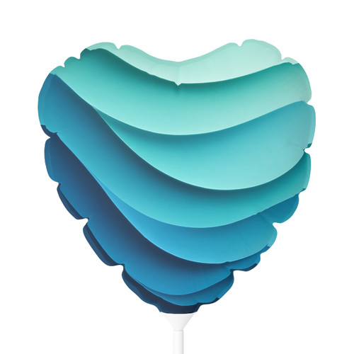 Ethereal Wave Dance - Balloon (Round and Heart-shaped), 11"