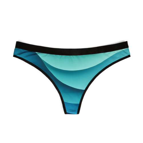 Ethereal Wave Dance - Women's Thongs (AOP)