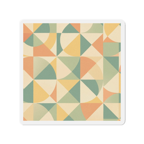 Geometric Harmony - Die-Cut Magnets