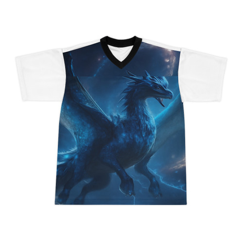 Celestial Storm Drake - Unisex Football Jersey (AOP)