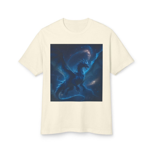 Celestial Storm Drake - Unisex Garment-Dyed Heavyweight Cotton Tee