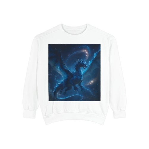 Celestial Storm Drake - Unisex Garment-Dyed Sweatshirt