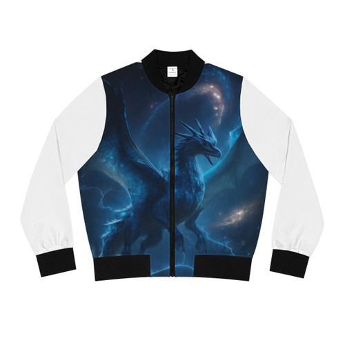 Celestial Storm Drake - Women's Bomber Jacket (AOP)