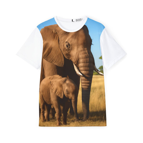 Gentle Elephant Embrace - Men's Sports Jersey (AOP)