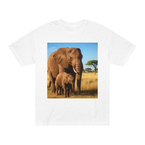 Gentle Elephant Embrace - Unisex Classic Tee