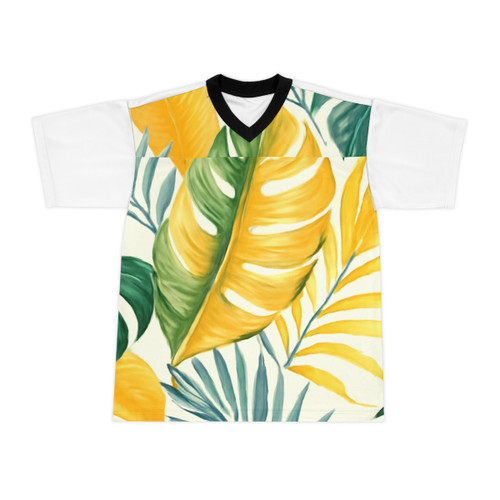 Tropical Leaf Harmony - Unisex Football Jersey (AOP)