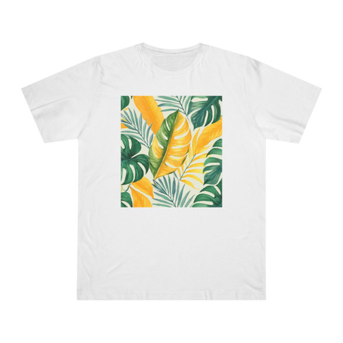 Tropical Leaf Harmony - Unisex Deluxe T-shirt 
