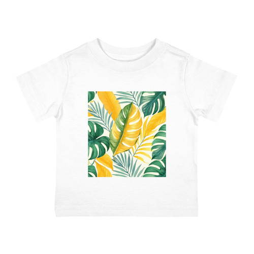 Tropical Leaf Harmony - Infant Cotton Jersey Tee
