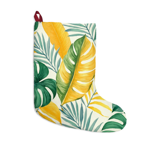 Tropical Leaf Harmony - Christmas Stockings Tropical Leaf Harmony - Christmas Stockings