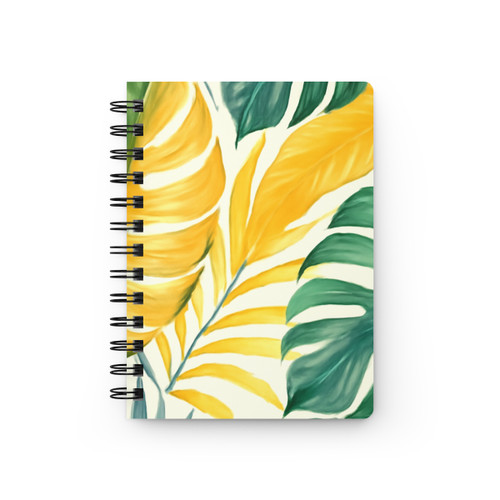 Tropical Leaf Harmony - Spiral Bound Journal