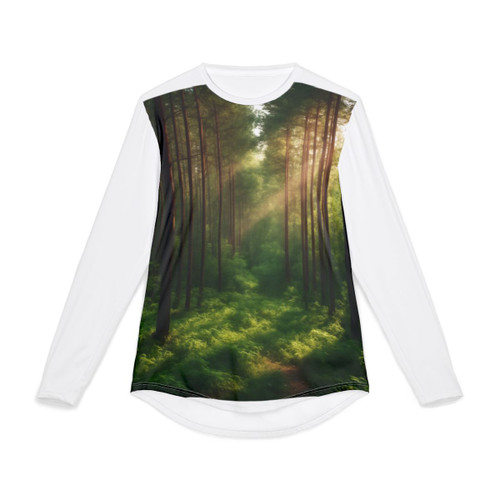 Whispering Pine Grove - Men's UV Protection Long Sleeve Shirt (AOP)