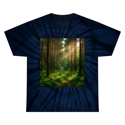 Whispering Pine Grove - Unisex Tie Dye Cotton Tee