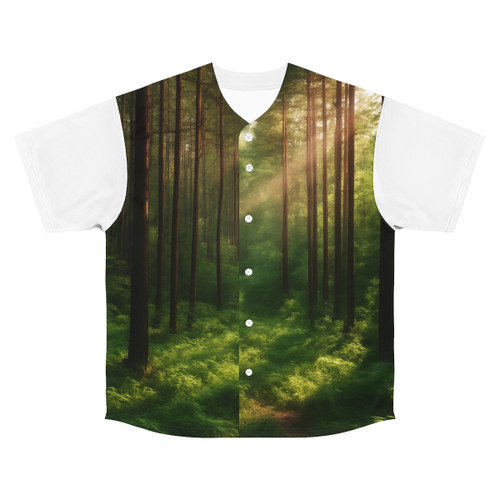 Whispering Pine Grove - Men's Baseball Jersey (AOP)