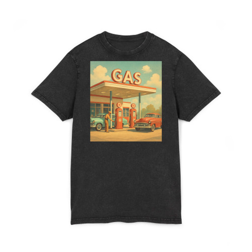 Vintage Americana - Acid Washed Round Neck Tee