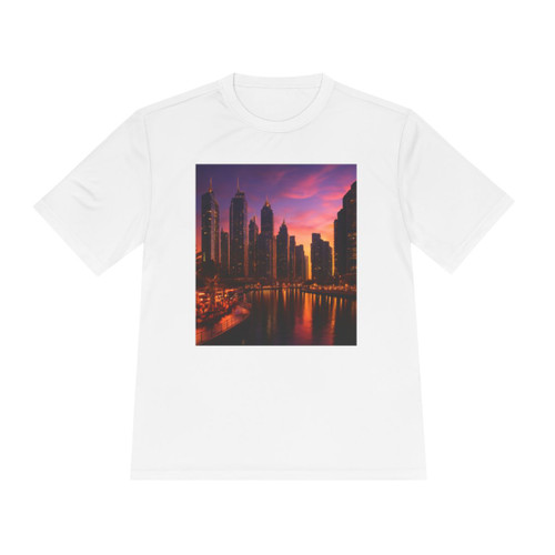 Dubai Marina Dreamscape - Unisex Moisture Wicking Tee