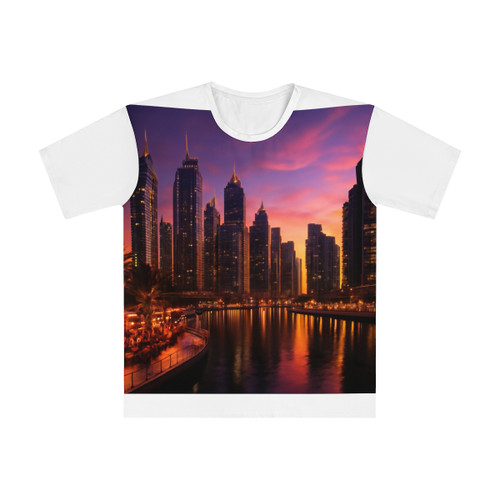 Dubai Marina Dreamscape - Men's Loose T-shirt (AOP)