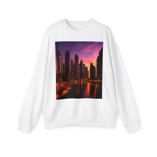 Dubai Marina Dreamscape - Unisex Drop Shoulder Sweatshirt