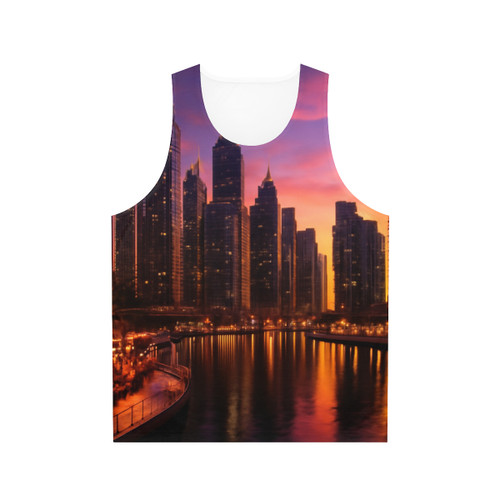Dubai Marina Dreamscape - Unisex Tank Top (AOP)
