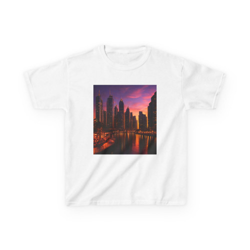 Dubai Marina Dreamscape - Kids Heavy Cotton™ Tee