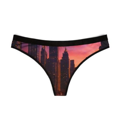 Dubai Marina Dreamscape - Women's Thongs (AOP)