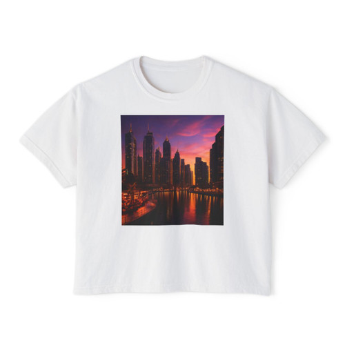 Dubai Marina Dreamscape - Women's Boxy Tee