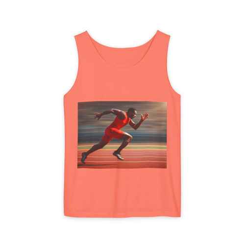 Victory in Motion - Unisex Garment-Dyed Tank Top