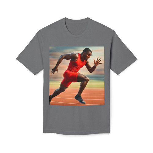 Victory in Motion - Unisex Midweight T-shirt, Made in US