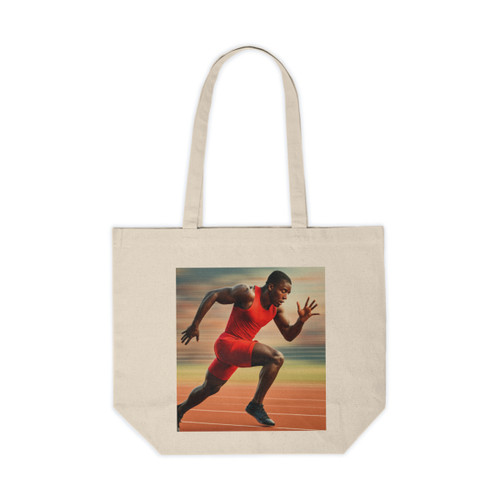 Victory in Motion - Canvas Shopping Tote
