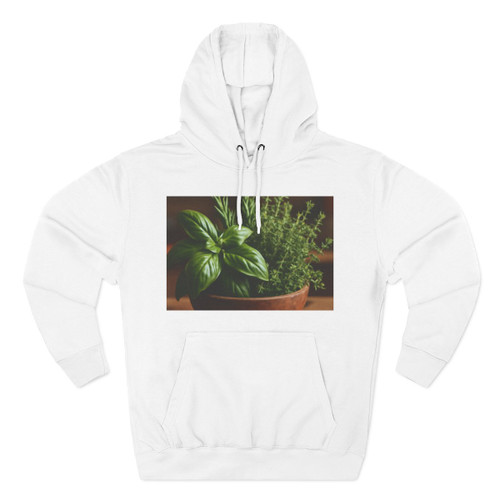 Savory Herb Garden - Three-Panel Fleece Hoodie