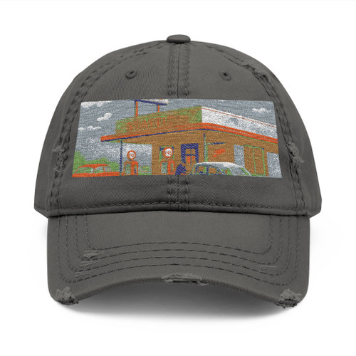 Vintage Americana - Distressed Dad Hat (Embroidery)